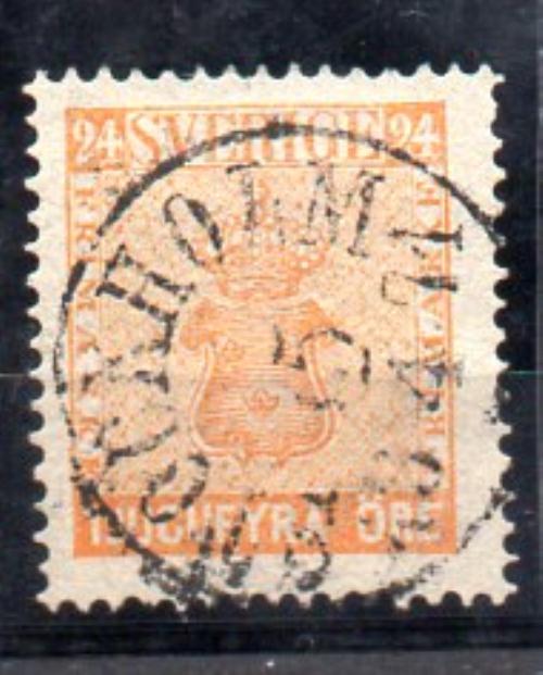 瑞典 1858/70年 米歇尔编号 9 (o)